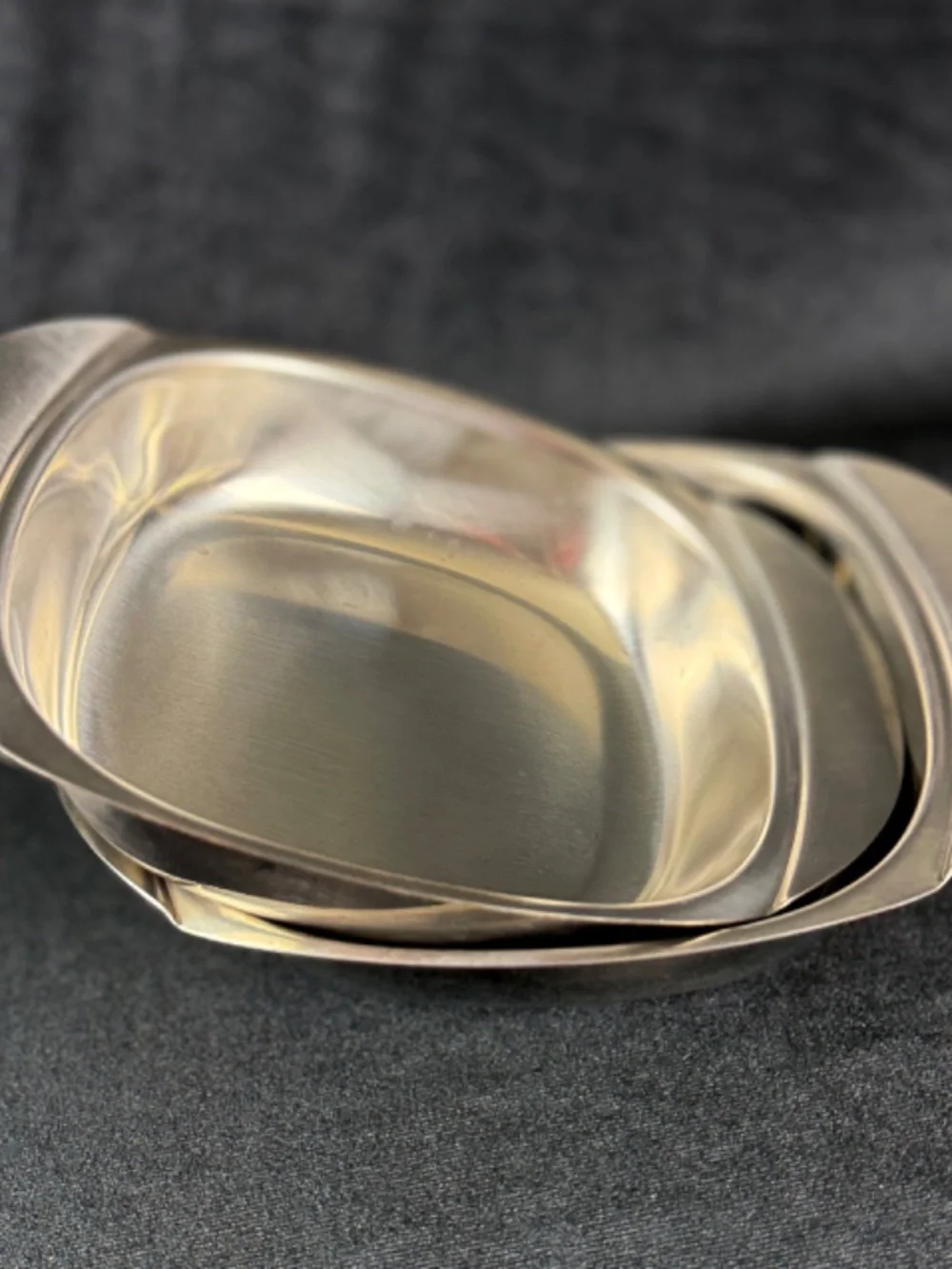 2 Vintage Cultura Sweden 18 8 Stainless Steel Dishes Bowls Meal Prep Dishwasher